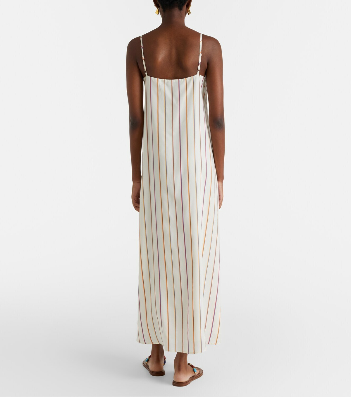 Asceno Melfi striped maxi dress