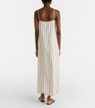 Asceno Melfi striped maxi dress