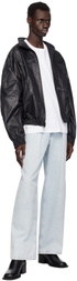 Alexander Wang Black Piping Track Jacket