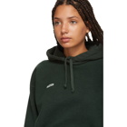 Vetements Green Fitted Inside Out Hoodie