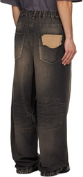 Maison MIHARA YASUHIRO Black Light Wide Jeans