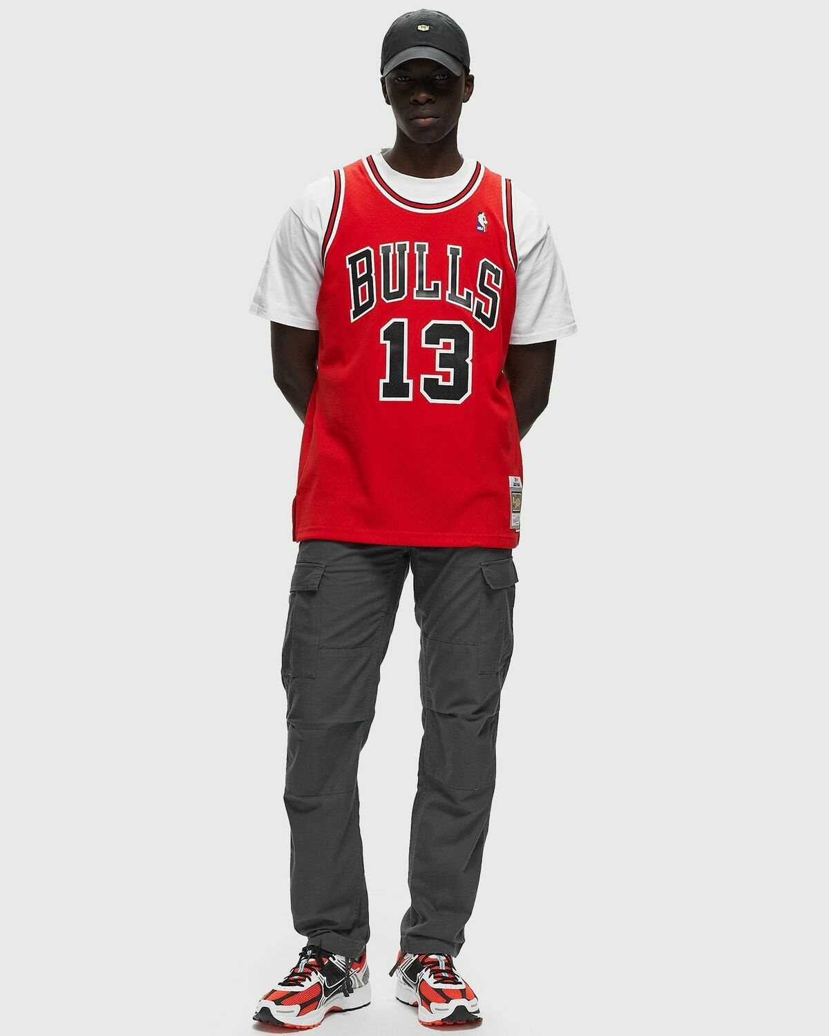 Mitchell \u0026 Ness Nba Dark Jersey Bulls 2013 Joakim Noah #13 Red Jerseys  Mitchell \u0026 Ness, image size:1200x1500
