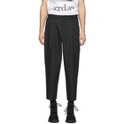 Comme des Garcons Homme Deux Black Striped Trousers