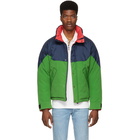 Burberry Reversible Tricolor Down Pendleton Jacket