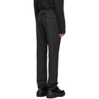 1017 ALYX 9SM Black Pinstripe Elasticized Trousers