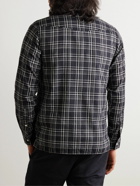 Officine Générale - Arsene Button-Down Collar Checked Cotton Shirt - Black