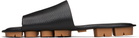Bottega Veneta Black Shore Sandals