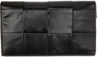 Bottega Veneta Black Zip Around Wallet