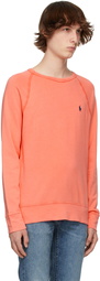 Polo Ralph Lauren Red Terry Spa Sweatshirt