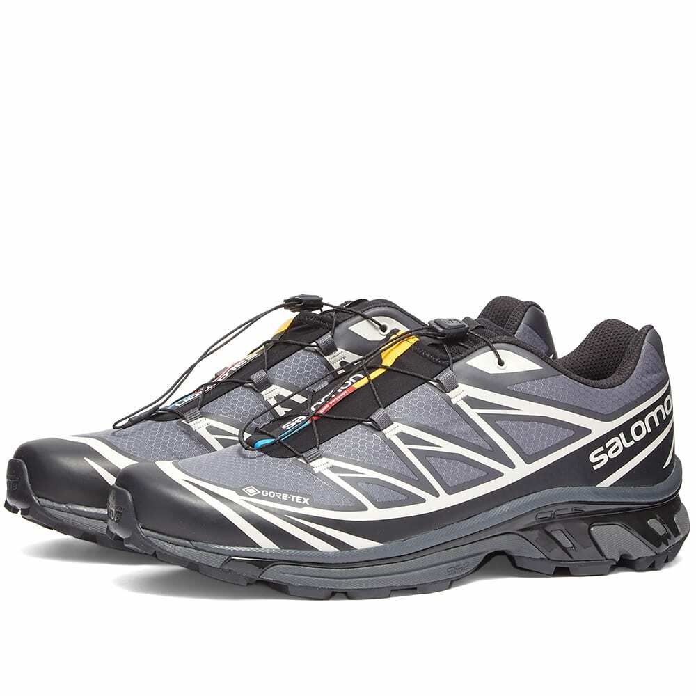 Salomon XT-6 Gore-Tex Sneakers in Black/Ebony Salomon