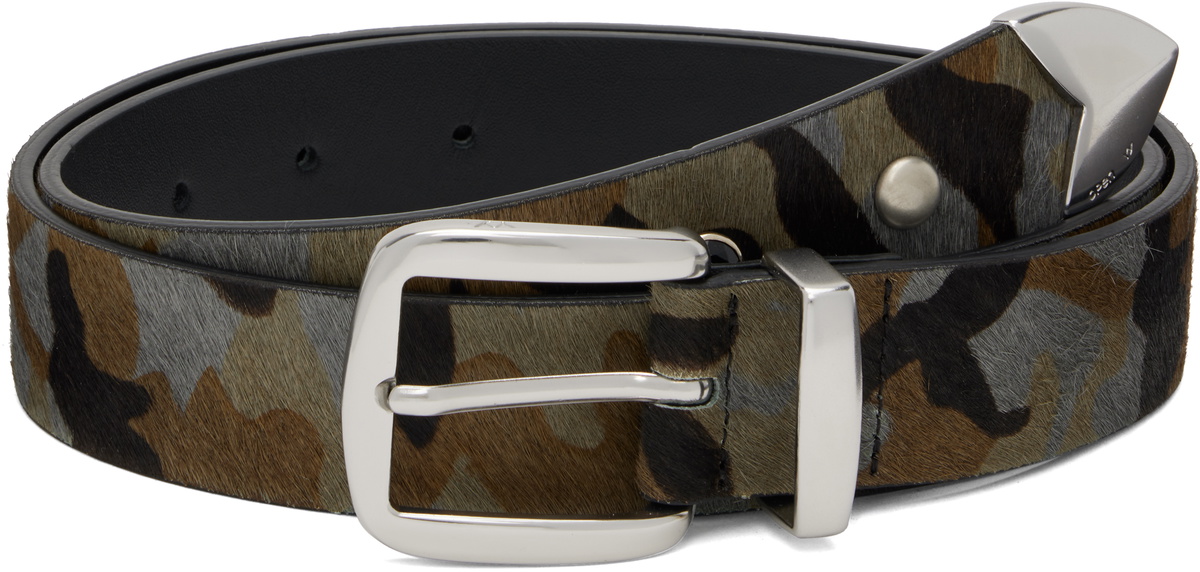 OPEN YY Silver Oval Buckle Belt OPEN YY