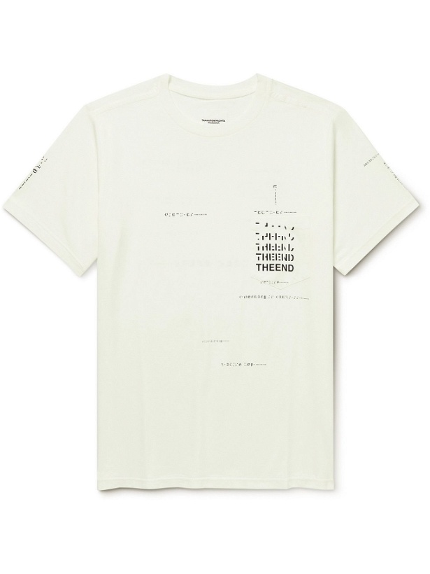 Photo: TAKAHIROMIYASHITA TheSoloist. - Slim-Fit Printed Cotton-Jersey T-Shirt - White