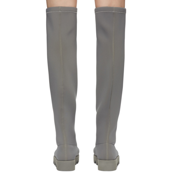 ISSEYMIYAKE イッセイミヤケ　ロングブーツ　レディース ISSEY MIYAKEー LONG BOOTS ー GRAY