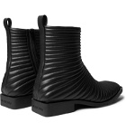 Balenciaga - Quilted Leather Boots - Black