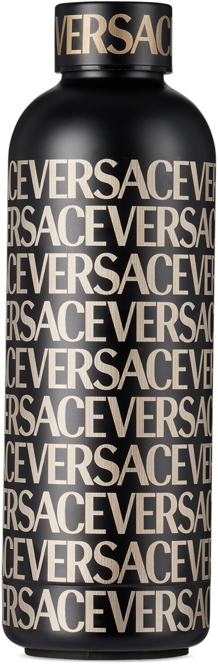 Photo: Versace Black Versace Allover Water Bottle