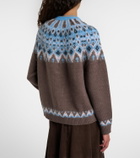 Staud Zane Fair Isle wool-blend sweater