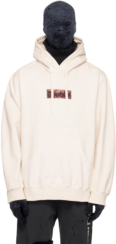 Photo: Doublet Off-White Rust Embroidery Hoodie