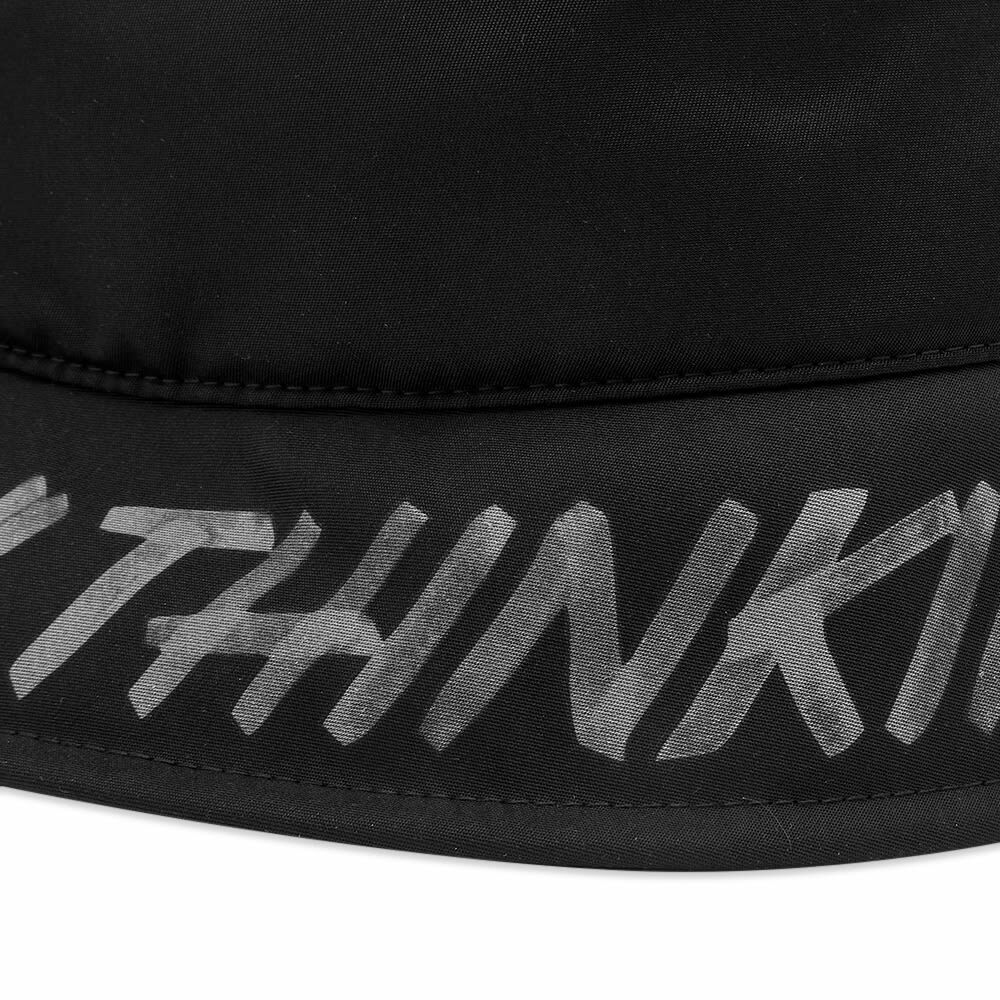 Off-White Women's Thinking Cap Bucket Hat in Black/White Off