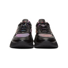 Hugo Black Iridescent Atom Running Sneakers