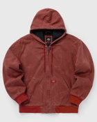 LINED DENIM HOODED BOMBER