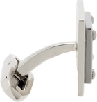Dolce&Gabbana Silver Logo Tag Cufflinks