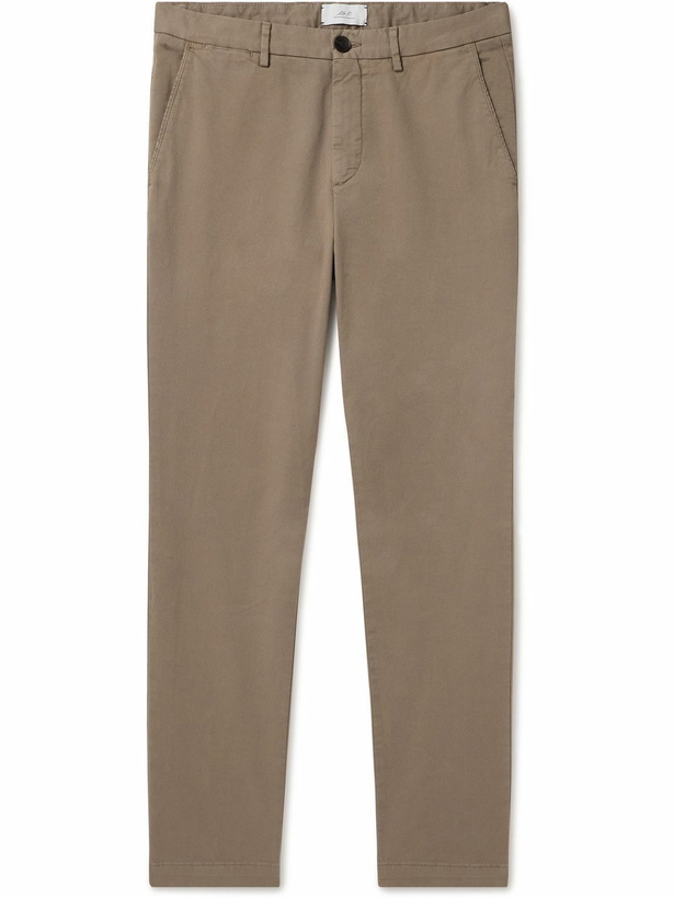 Photo: Mr P. - Adam Straight-Leg Cotton-Blend Twill Chinos - Brown