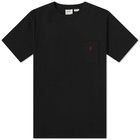 Gramicci Men's One Point Pocket T-Shirt in Black