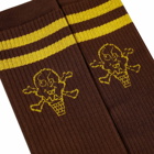 ICECREAM Men's Cones And Bones Sports Socks in Brown