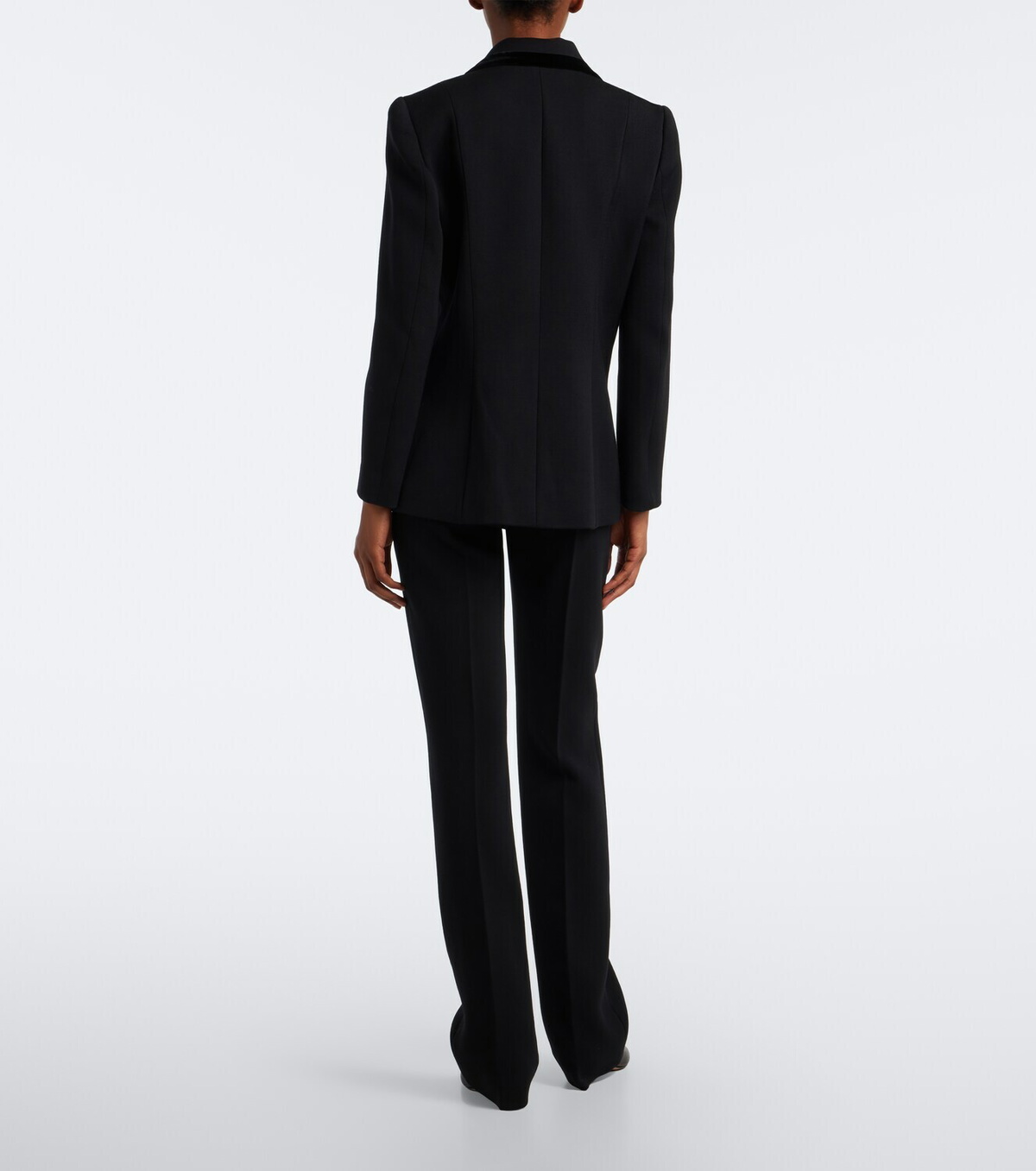 The Row Emin wool-blend straight pants