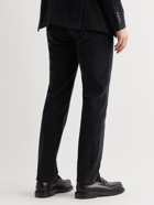 Massimo Alba - Mauko Straight-Leg Cotton-Corduroy Suit Trousers - Black