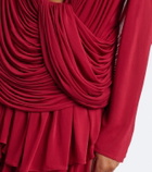 Christopher Esber Ripple draped jersey top