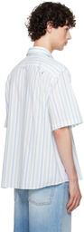 Acne Studios White Stripe Shirt