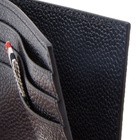 Thom Browne Men's Double Grosgrain Card Holder in Navy