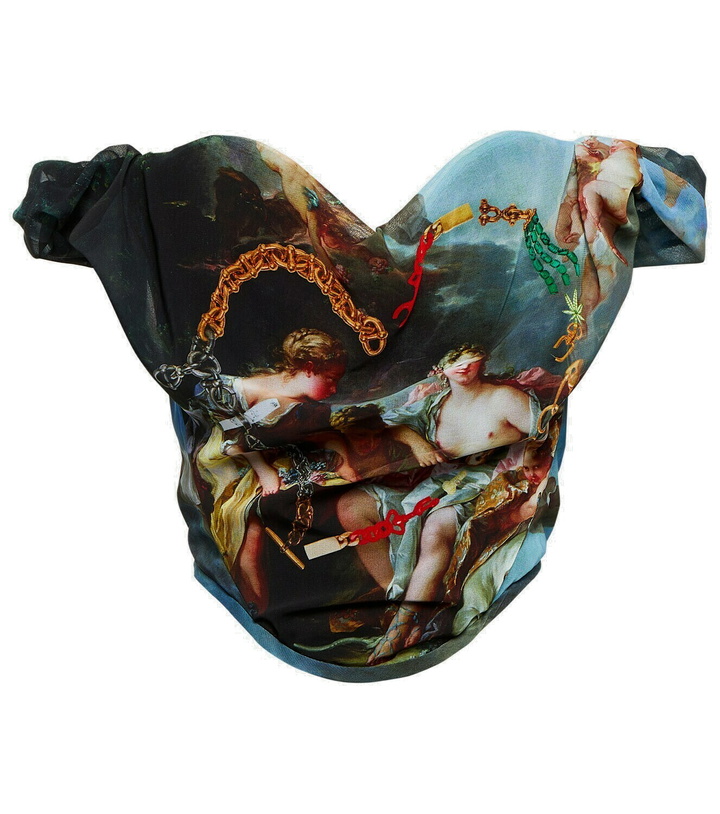 Photo: Vivienne Westwood Sunday off-shoulder crêpe corset top