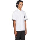 Neil Barrett White Front Pocket Stripe Shirt