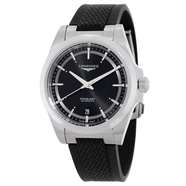 Photo: Longines Conquest Automatic Black Dial Watch L37204529