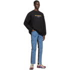 VETEMENTS Black Think Differently Sweatshirt