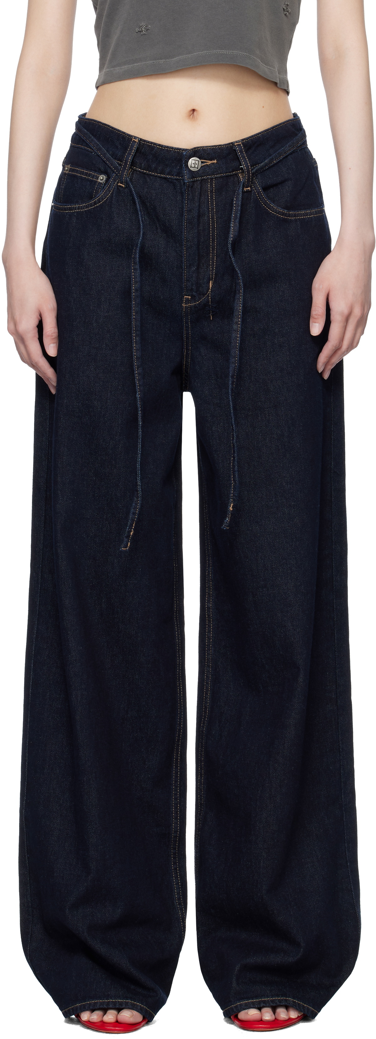 Ksubi Indigo Baggy Zenith Pop Jeans Ksubi
