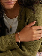 Sydney Evan - Gold and Silver Diamond Beaded Bracelet