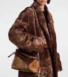 Loewe Puzzle Edge Small shearling shoulder bag