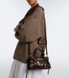 Prada Prada Bonnie Mini leather top-handle bag