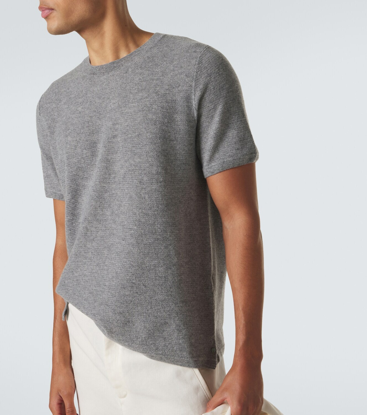 God's True Cashmere Cashmere sweater with emerald