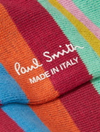 Paul Smith - Wolfgang Striped Organic Cotton-Blend Socks