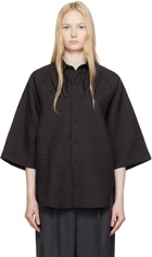 ADER error Black Half Sleeve Product. 56 Shirt