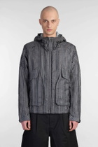 J.L-A.L Eon Jacket Casual Jacket In Grey Cotton