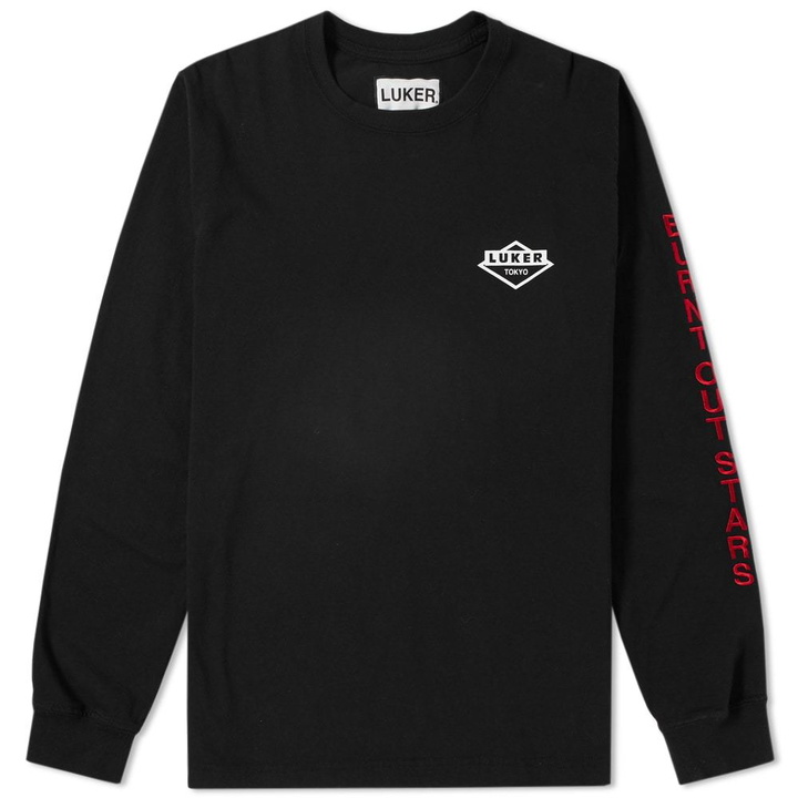 Photo: Luker by Neighborhood Long Sleeve Burnt Out Tee Black