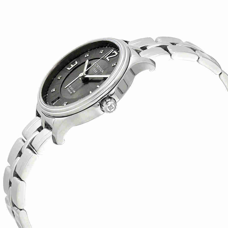 Certina DS Dream Diamond Grey Dial Ladies Watch C021.210.44.086.00