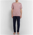 Schiesser - Cotton-Jersey Pyjama T-Shirt - Men - Pink