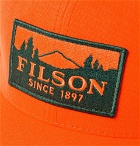 Filson - Logger Logo-Appliquéd Canvas and Mesh Trucker Cap - Orange