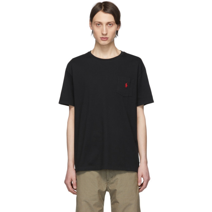 Photo: Polo Ralph Lauren Black Logo Pocket T-Shirt